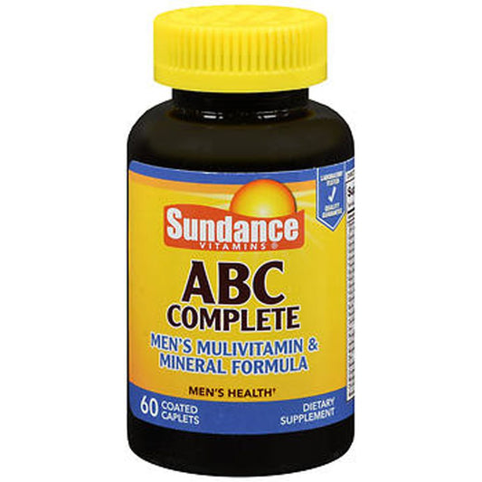 Sundance Vitamins Men's Multivitamin & Mineral Formula ABC Complete Vitamins Caplets 60Ea Vitamins & Supplements Pasteur Pharmacy
