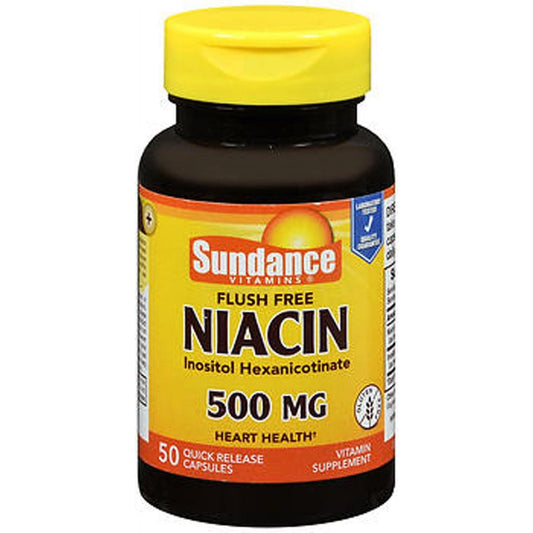 Sundance Vitamins Niacin Caps 500 Mg Ff 50 Vitamins & Supplements Pasteur Pharmacy