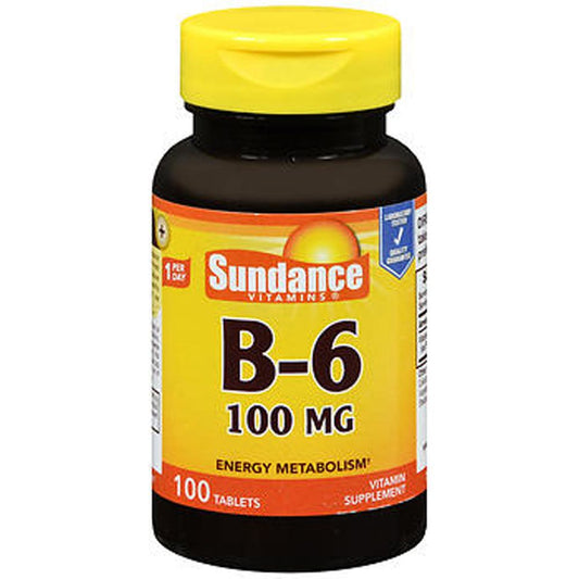 Sundance Vitamins® B-6 Energy Metabolism - 100 Mg Vitamins & Supplements Pasteur Pharmacy