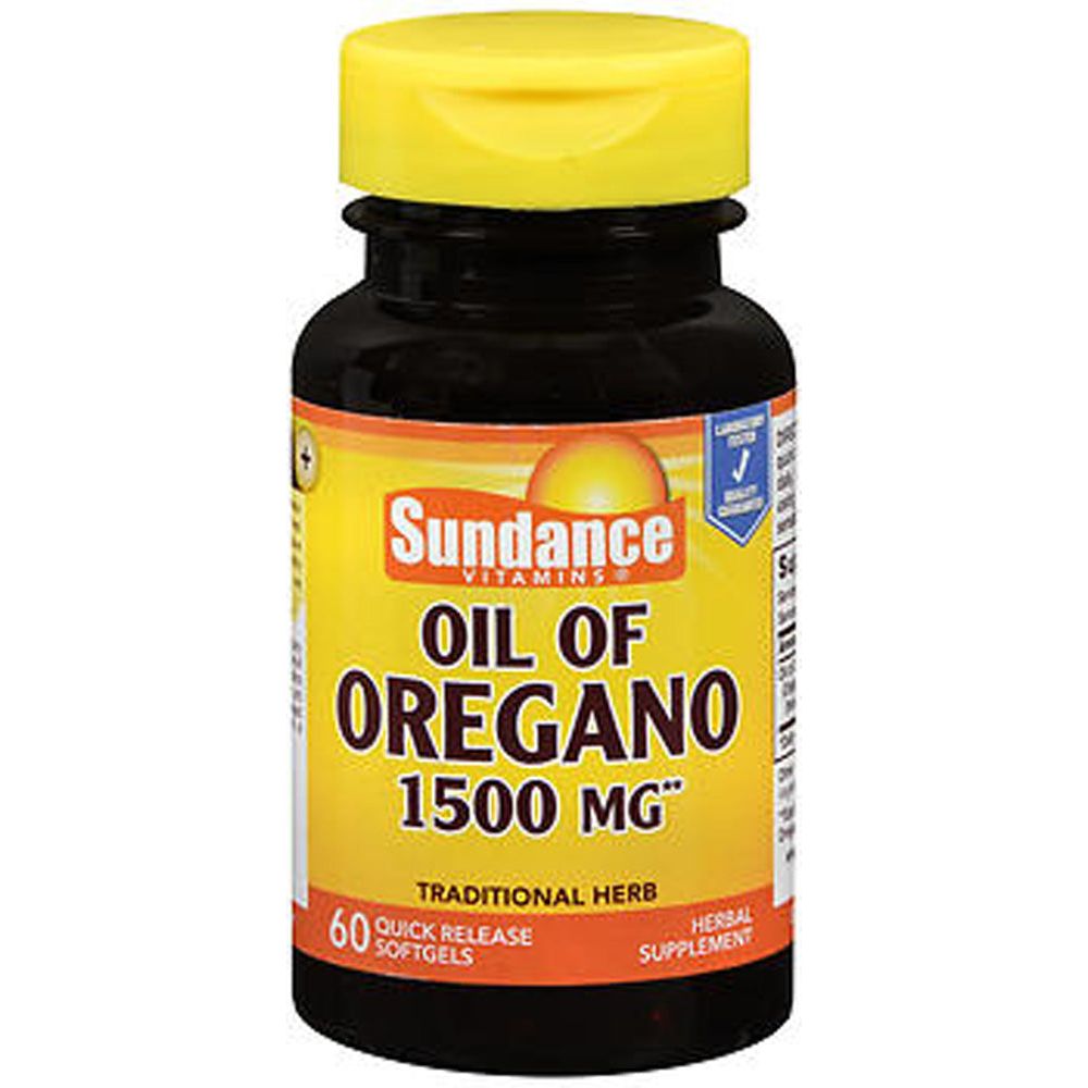 Sundance Vitamins® Oil of Oregano 2000 mg Gelcap SFG, 60 EA
