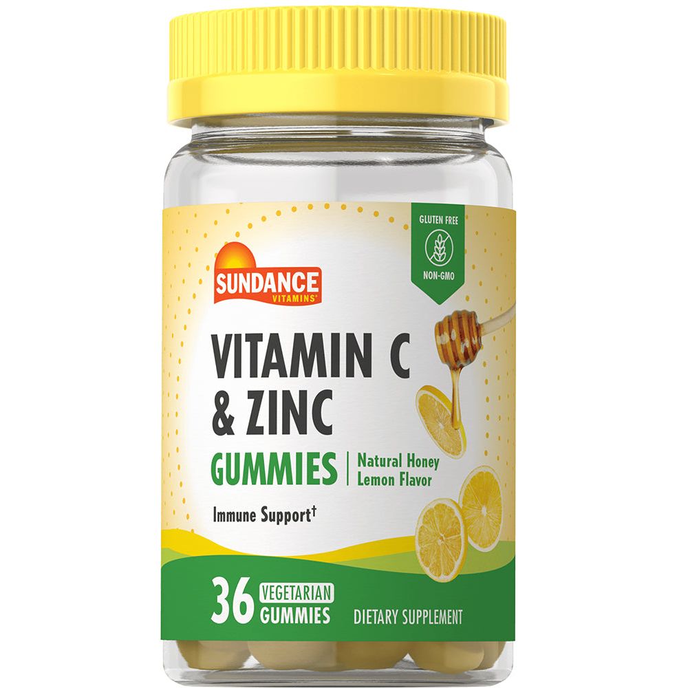 Sundance Vitamins Vitamin C And Zinc Vegetarian Gummies Vitamins & Supplements Pasteur Pharmacy