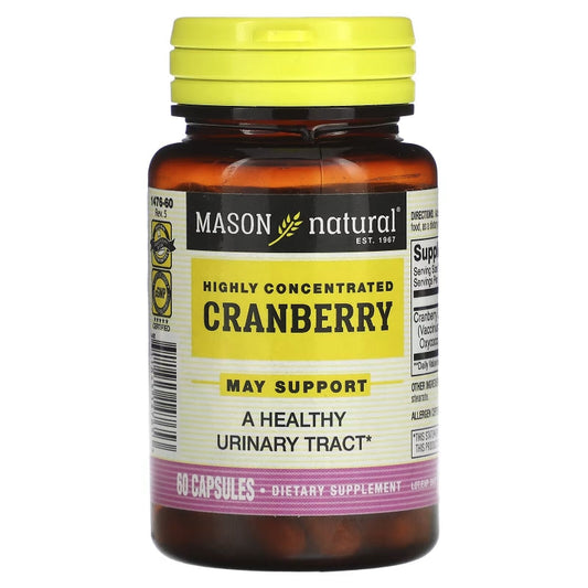 Mason Natural Highly Concentrated Cranberry Capsules, #1476 Vitamins & Supplements Pasteur Pharmacy