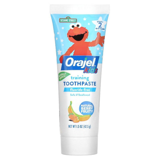 Orajel Toddler Training Toothpaste Sesame Street Berry Fun 1.5 Oz Toothpaste Pasteur Pharmacy