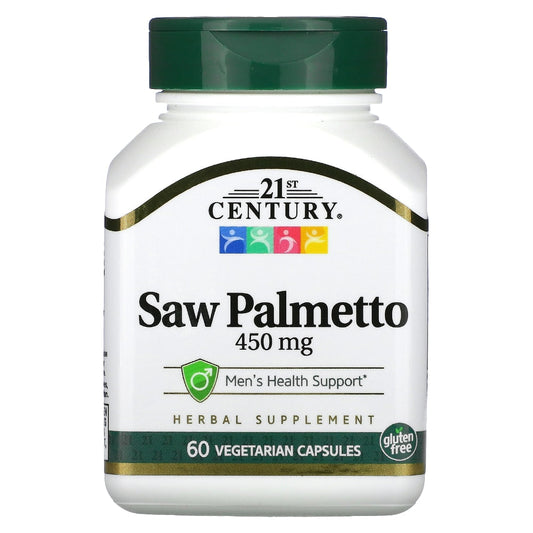 21st Century Saw Palmetto Extract, 320 mg - 60 Capsules Vitamins & Supplements Pasteur Pharmacy