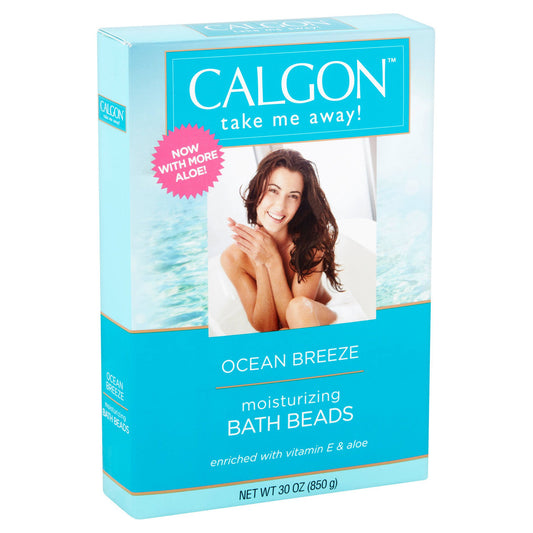 Calgon Bath Beads, Ultra Moisturizing, Ocean Breeze 30 Oz Bath & Body Pasteur Pharmacy