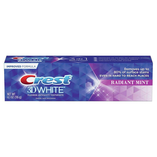 Crest 3D White Toothpaste, Fluoride Anticavity, Radiant Mint Toothpaste Pasteur Pharmacy