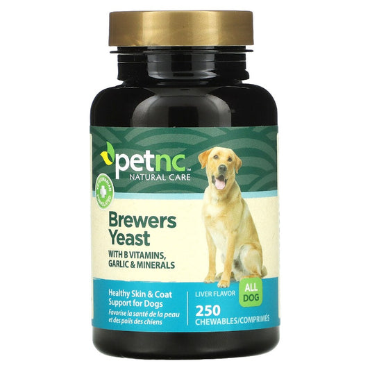 petnc NATURAL CARE Pet Brewers Yeast Chewables, For All Dogs Yeast Pasteur Pharmacy