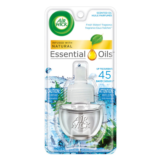Air Wick Fresh Waters Scented Oil Refill 0.71 Oz. For Home Fragrance Air Fresheners Pasteur Pharmacy
