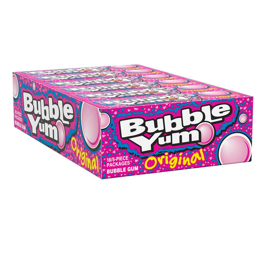 Bubble Yum Original 5 Piece Gum Box, 1.4 Oz., 18 Ct Candy & Chocolate Pasteur Pharmacy