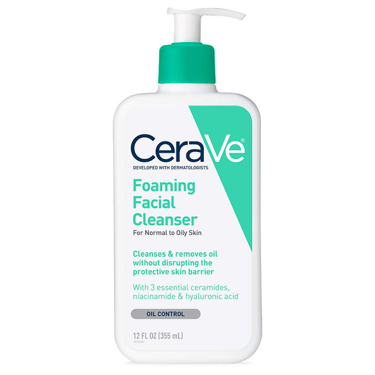 CeraVe Oil Control Foaming Facial Cleanser 12 Fl Oz Facial Cleansers Pasteur Pharmacy
