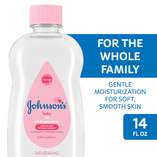 Johnson's Baby Pure Mineral Oil - Original - 14 Fl Oz Baby & Toddler Pasteur Pharmacy