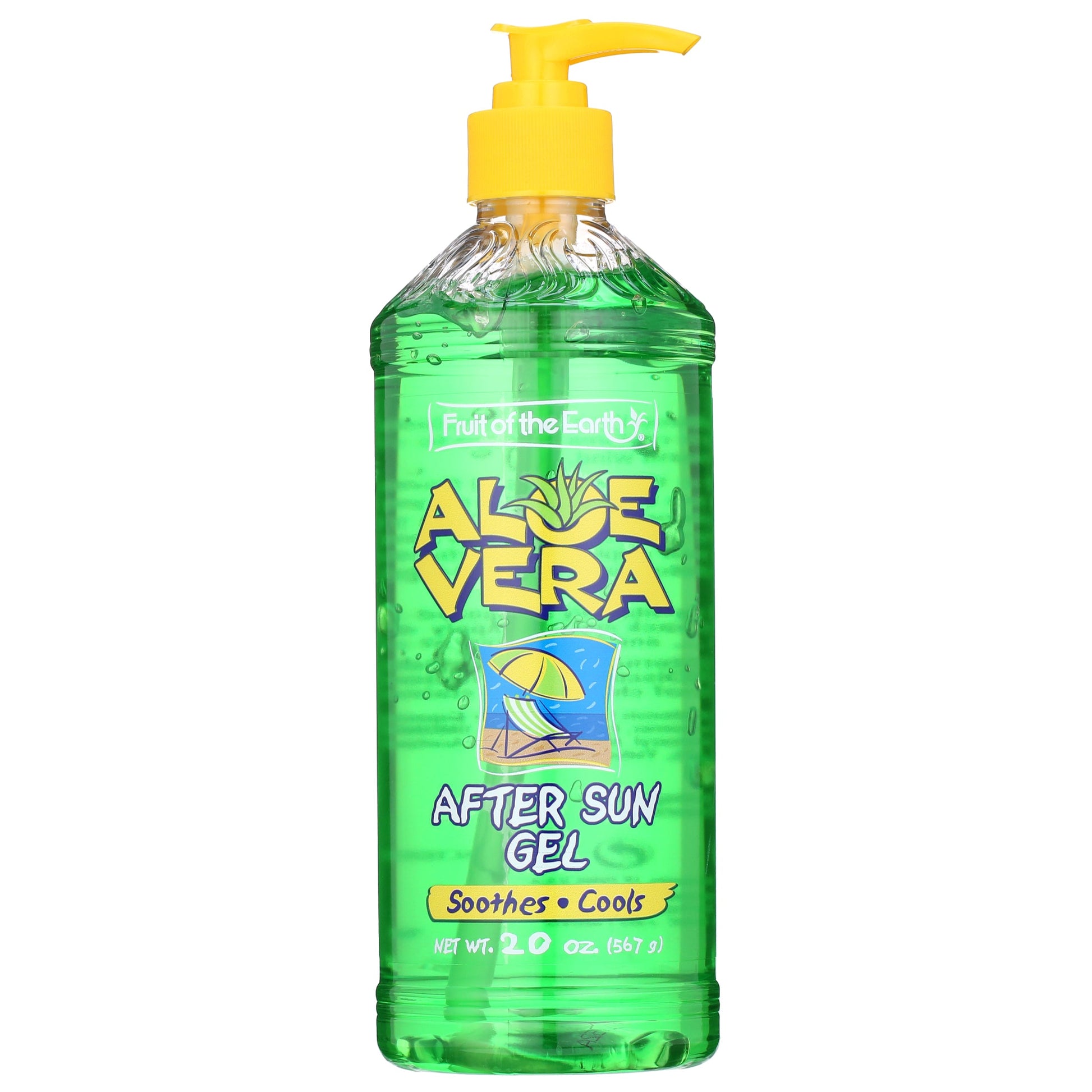 Fruit of the Earth Aloe Vera After Sun Gel 20 Oz Skin Care Pasteur Pharmacy