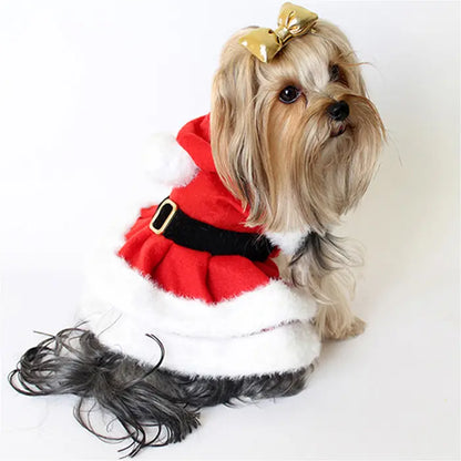 Robe de Mère Noël pour chiens et chats Max Design