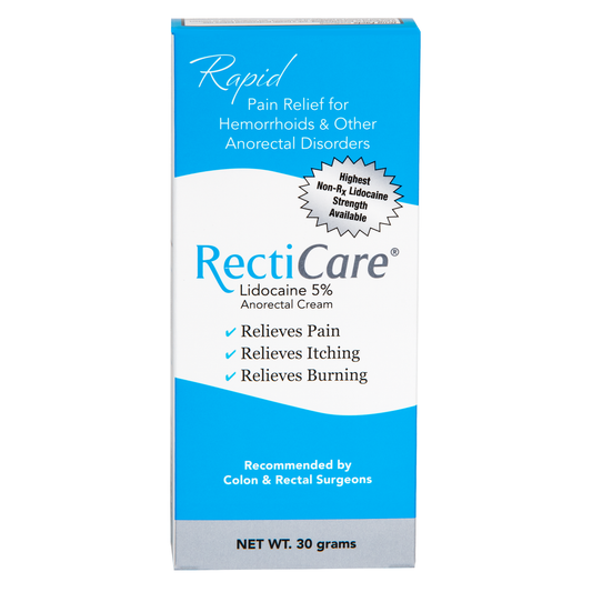 RectiCare® Lidocaine 5% Anorectal Cream – Maximum Strength Relief (30 Grams) Health & Beauty Pasteur Pharmacy