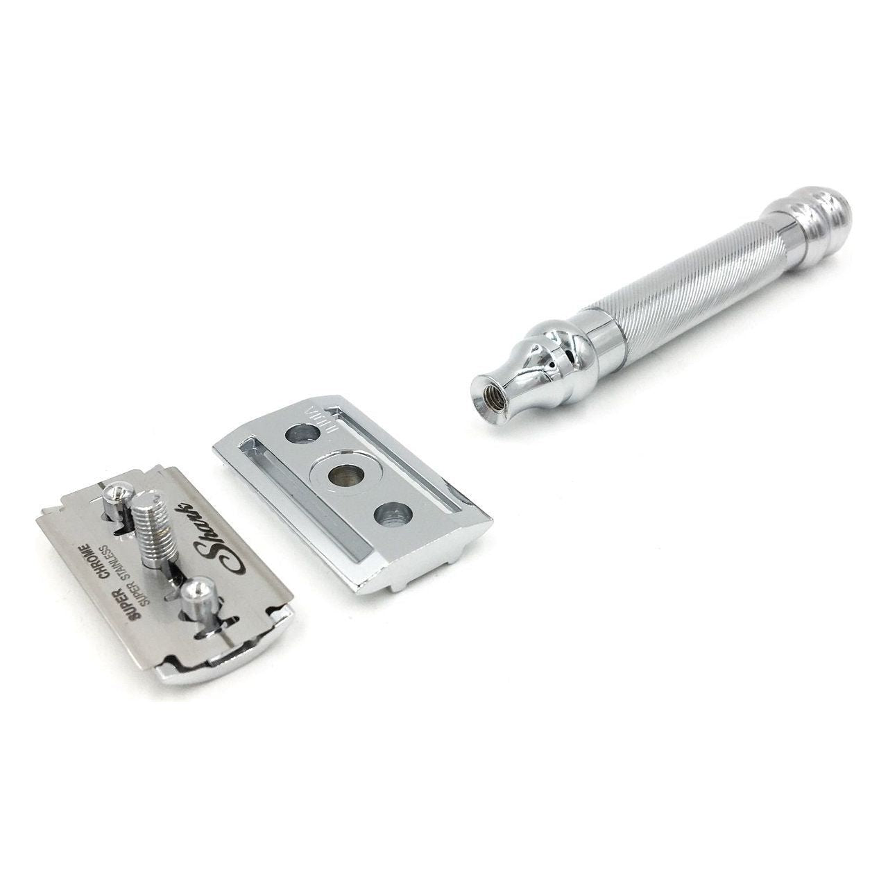 Parker 98R Heavyweigh 3-Piece Double Edge Safety Razor Safety Razor Pasteur Pharmacy