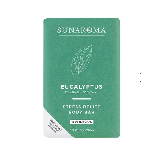 Sunaroma Eucalyptus With Tea Tree Oil & Ginger Bar Soap 8oz Bar Soap Pasteur Pharmacy