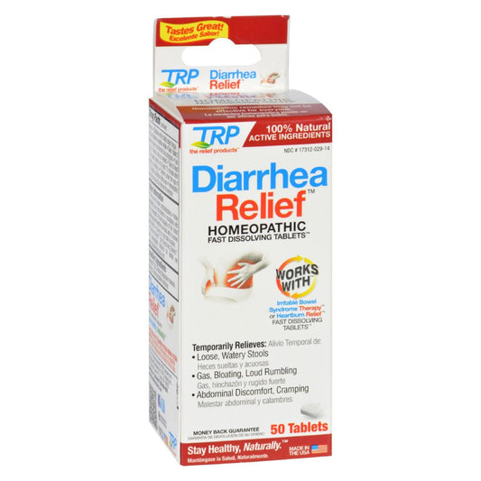 TRP Company Relief Products, Diarrhea Relief, Fast Dissolving Tablets Health & Beauty Pasteur Pharmacy