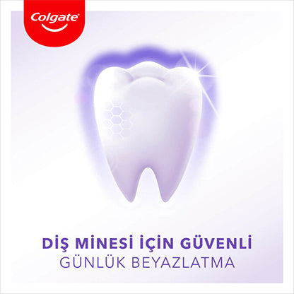 Pasta de dientes Colgate Optic White Purple Reveal 75 ml - Fórmula blanqueadora