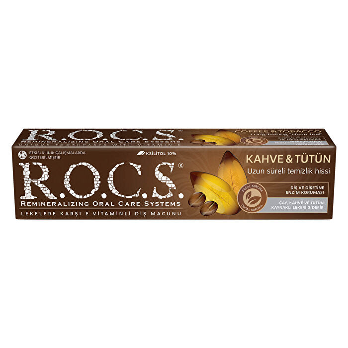 Pasta de dientes ROCS Coffee & Tobacco 60ml