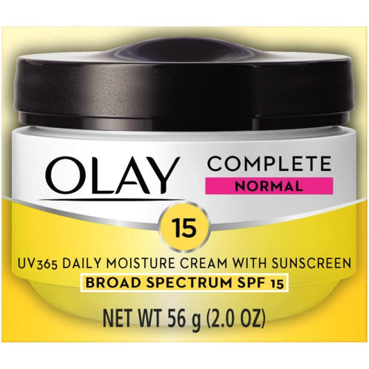 Olay Complete All Day UV Moisture Cream SPF 15 Normal Skin - 2 Oz Face Cream Pasteur Pharmacy