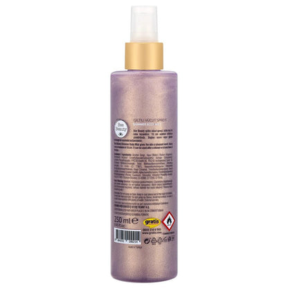 Bruma corporal brillante Bee Beauty Violet para una piel radiante 250 ml