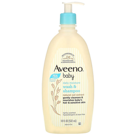Aveeno Baby Daily Moisture Body Wash & Shampoo Oat Extract 8 Fl. Oz Baby Body Wash & Shampoo Pasteur Pharmacy
