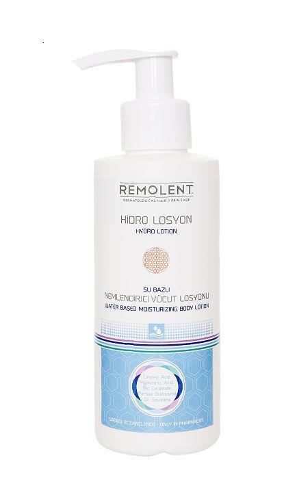Lait corporel hydratant Remolent : soin hydratant à base d'eau pour tout le corps - non gras, absorption rapide - 150 ml