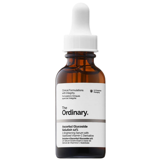 The Ordinary Solution d'Ascorbyl Glucoside 12 % - Sérum à la vitamine C pour illuminer le teint et corriger les taches brunes