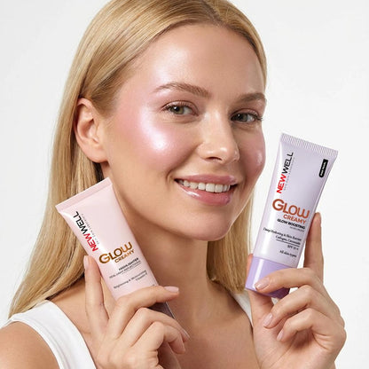 Crema hidratante New Well Glow Boosting SPF 15+ Pink Pearl 30 ml