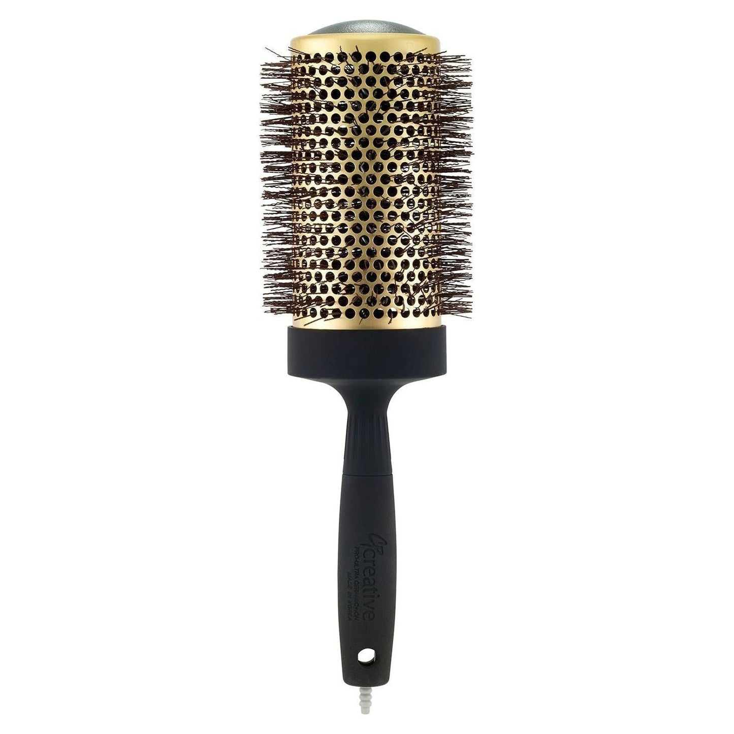 Gold Nano Ceramic Hair Brush with 6 Inch XL Barrel Hair Brush Pasteur Pharmacy 3.5" (CR134G-XL)