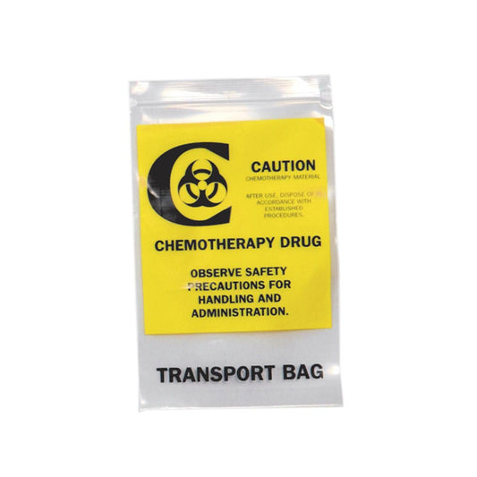 Chemotherapy Transfer Zip Bag, 12" x 15", 500 Count Medical Supplies Pasteur Pharmacy