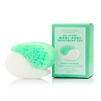 Juego de tratamiento de manicura y pedicura Green Tea Bliss | Esenciales