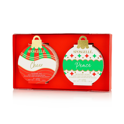 Celebre la temporada | Juego de regalo de adornos navideños