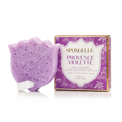 Violeta de Provenza | Esponja exfoliante corporal Les Fleurs