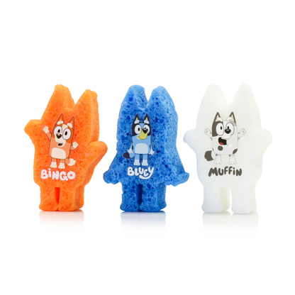 Set de regalo de esponja con gel de baño Bluey