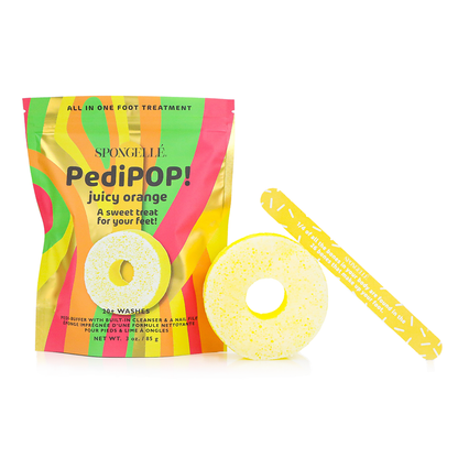 Naranja jugosa | ¡PediPOP! Pulidor y lima de uñas para pies