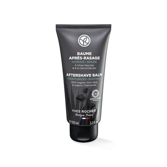 Yves Rocher After-Shave Balm - Soothing, Moisturizing Skincare for Men & Sensitive Skin - Natural, Organic Ingredients