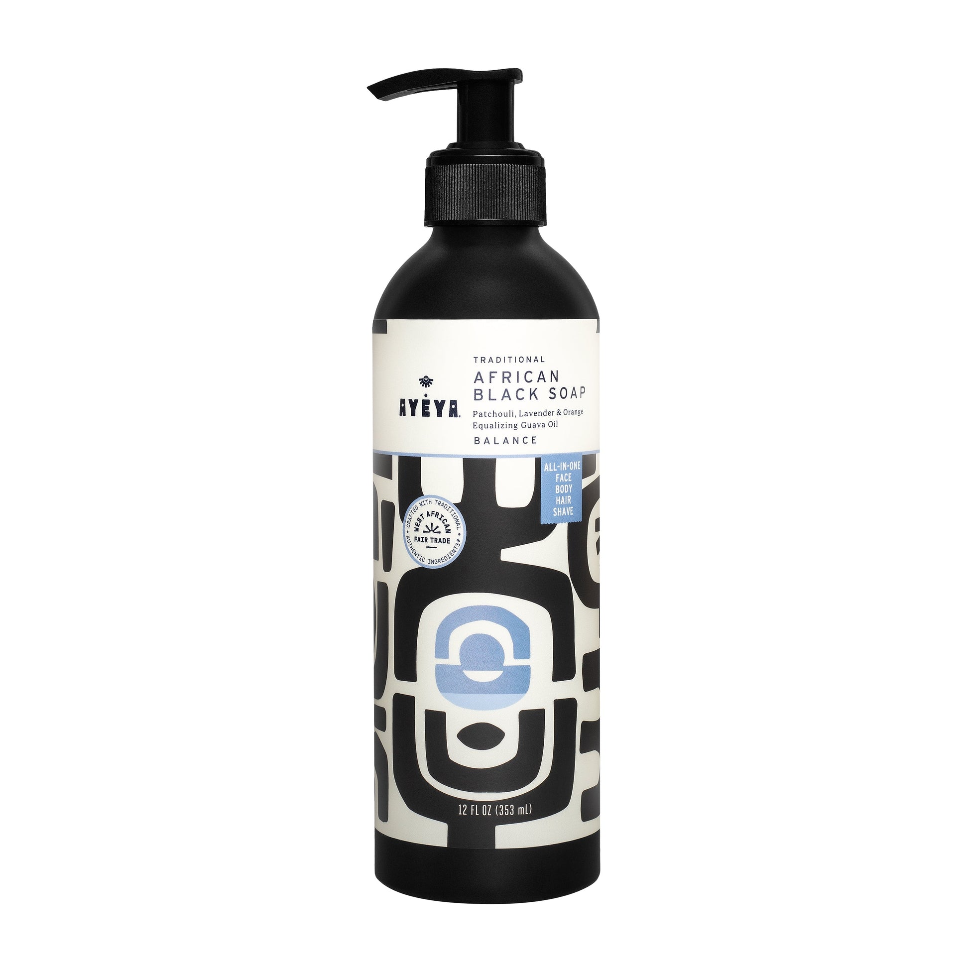 AYÉYA Traditional African Black Liquid Soap <br> Balance Body Wash AYÉYA Online Store