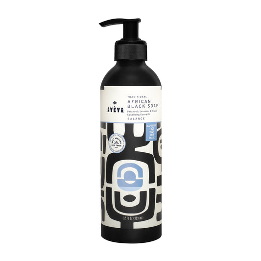 AYÉYA Traditional African Black Liquid Soap <br> Balance Body Wash AYÉYA Online Store