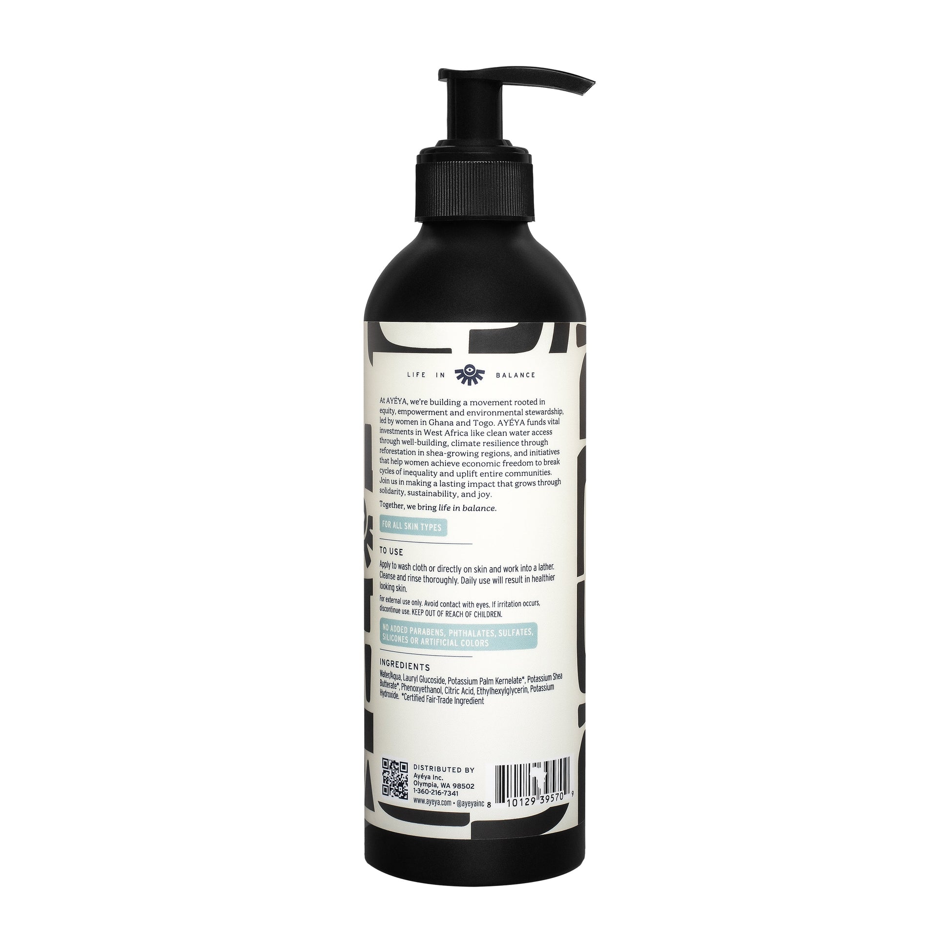 AYÉYA Traditional African Black Liquid Soap <br> Gratitude Body Wash AYÉYA Online Store