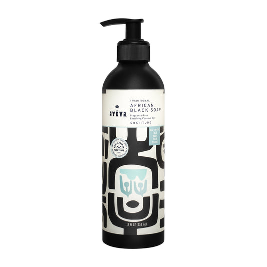 AYÉYA Traditional African Black Liquid Soap <br> Gratitude Body Wash AYÉYA Online Store