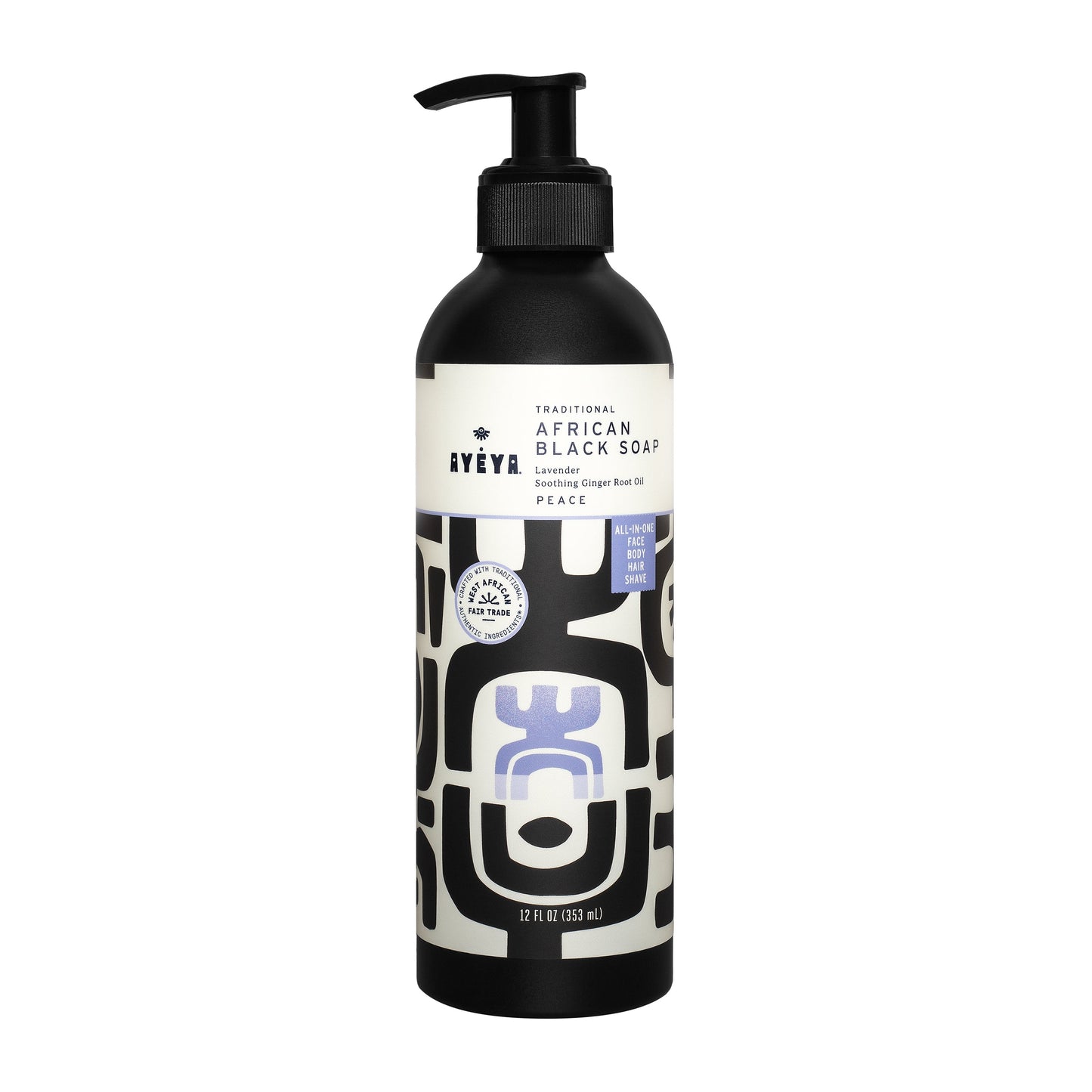 AYÉYA Traditional African Black Liquid Soap <br> Peace Body Wash AYÉYA Online Store