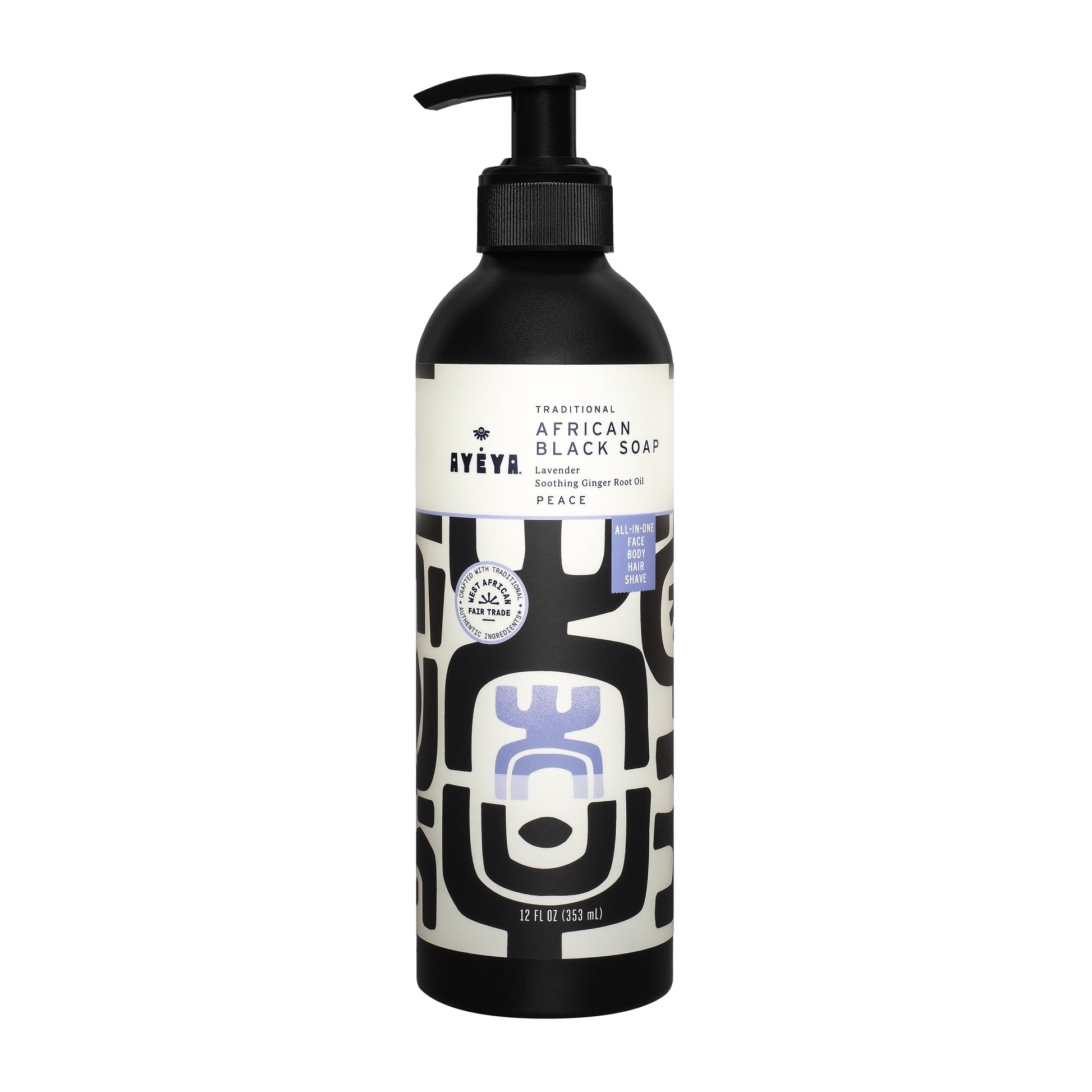 AYÉYA Traditional African Black Liquid Soap <br> Peace Body Wash AYÉYA Online Store