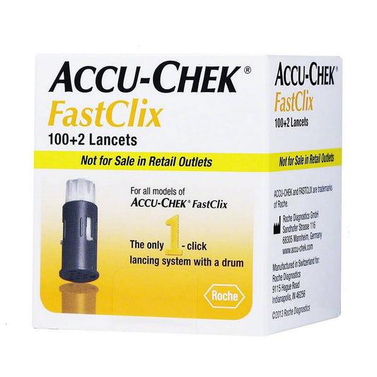 Lancetas Accu-Chek FastClix 100+2