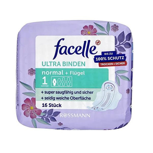 Serviettes hygiéniques anatomiques Facelle - Une protection menstruelle confortable, hygiénique et sûre pour les femmes