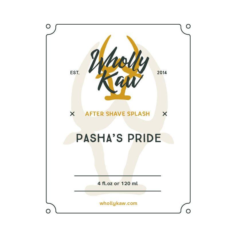 Wholly Kaw Pasha's Pride Shaving Collection Shaving Set Pasteur Pharmacy Aftershave Splash 4 oz