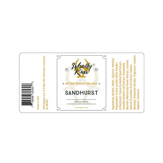 Wholly Kaw Sandhurst After Shave Shaving Soap Pasteur Pharmacy