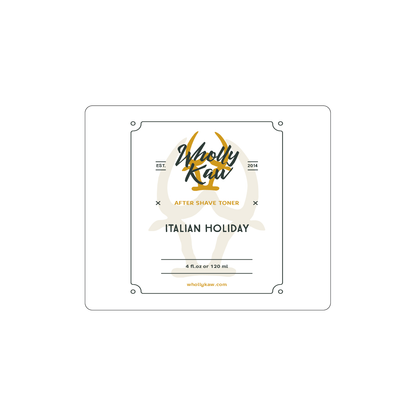 Wholly Kaw Italian Holiday Shaving Collection Shaving Set Pasteur Pharmacy Aftershave Toner 4 oz