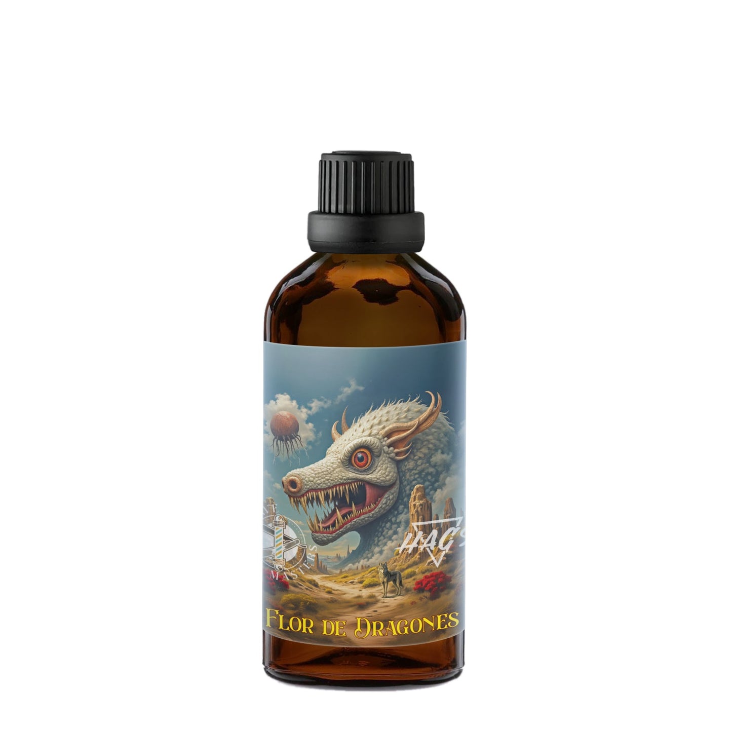 HAGS Flor De Dragones Shaving Collection Shaving Kit Pasteur Pharmacy Aftershave Witch Hazel 3.38 Oz