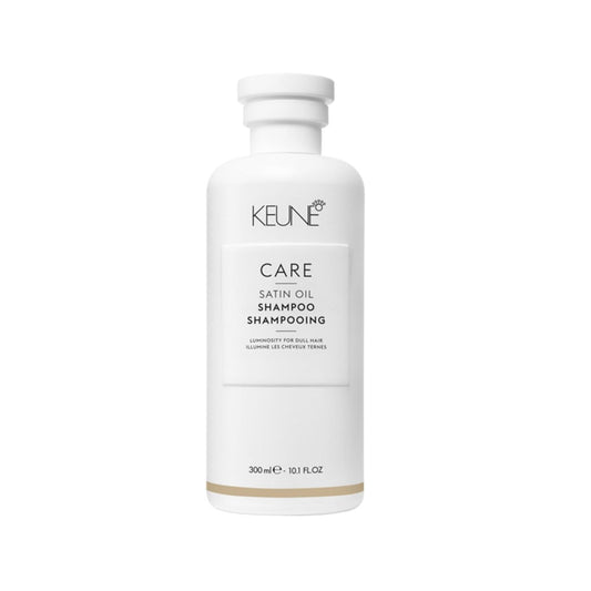 Champú Keune Care Satin Oil - Cuidado capilar suavizante para cabello seco o dañado, 300 ml